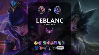 LeBlanc Mid vs Ahri - EUW Master Patch 14.8