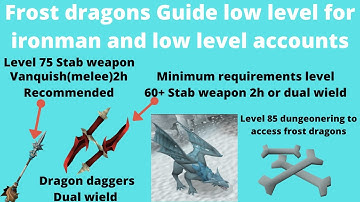runescap 3 frost dragon guide for low levels and ironman 2020