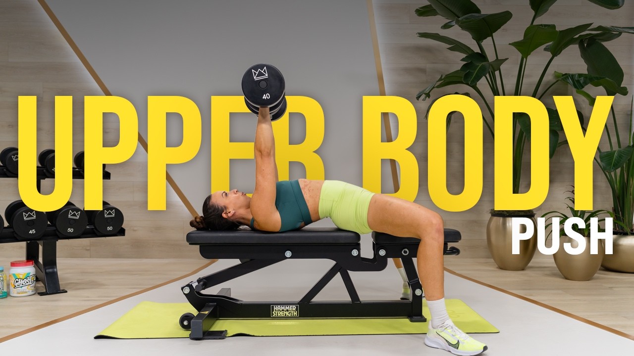 Want Defined Arms? Do This 40 Minute Push & Abs Routine Want Defined Arms? Do This 40 Minute Push & Abs Routine