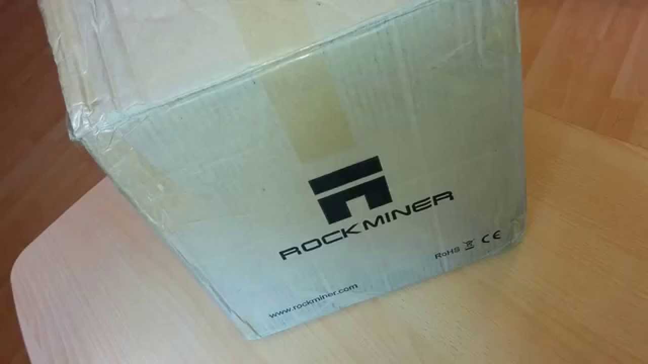 Unboxing RockMiner Rocket Box 450 GH/s - ProTact