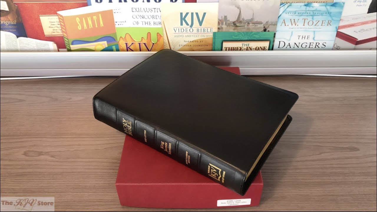 KJV Note Takers Bible Lambskin Edition YouTube