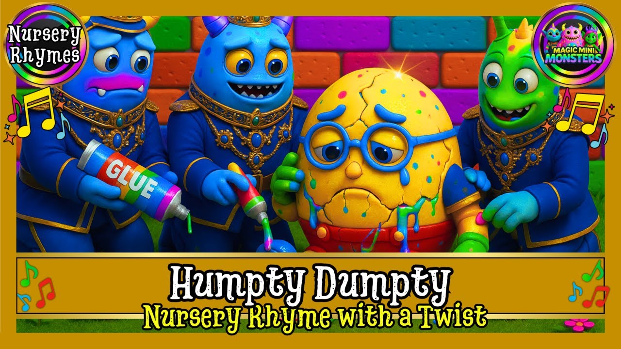 Humpty Dumpty | Nursery Rhyme with a Twist | Sing-a-long | Magic