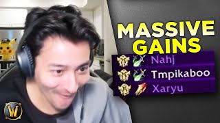 Massive Lobby vs Xaryu and Nahj w/ MASSIVER Gains | Pikaboo WoW Arena