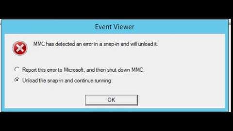 Event Viewer Crashing "MMC Has Detected an error in a snap-in and will unload it" Custom Views