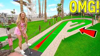 This Mini Golf Course BLEW OUR MINDS! screenshot 5