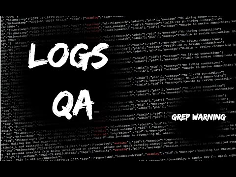 Работа с логами для тестировщика, на примере логов в docker контейнере. Logs for QA