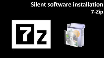 Silent software installation: 7-Zip