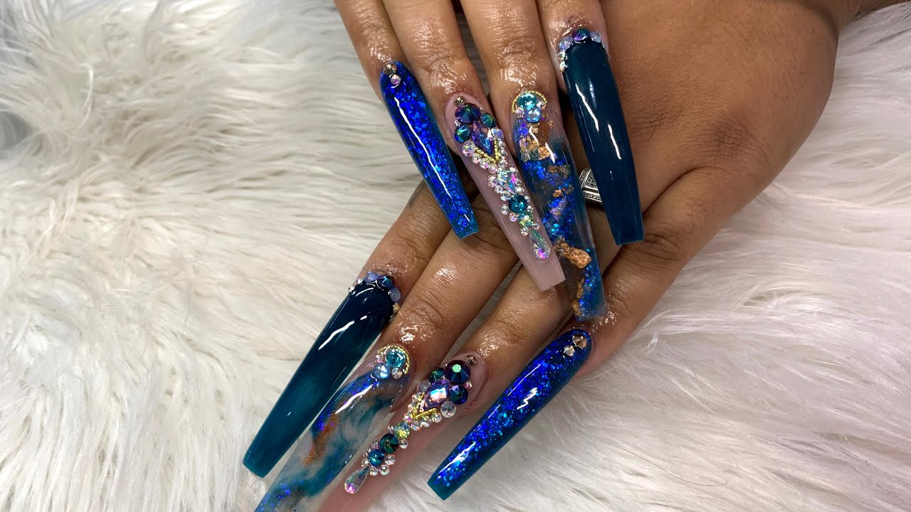 Watch me WORK | XXXTipz | XXXLONG NAIL TIPS | ANOTHER CHALK SET