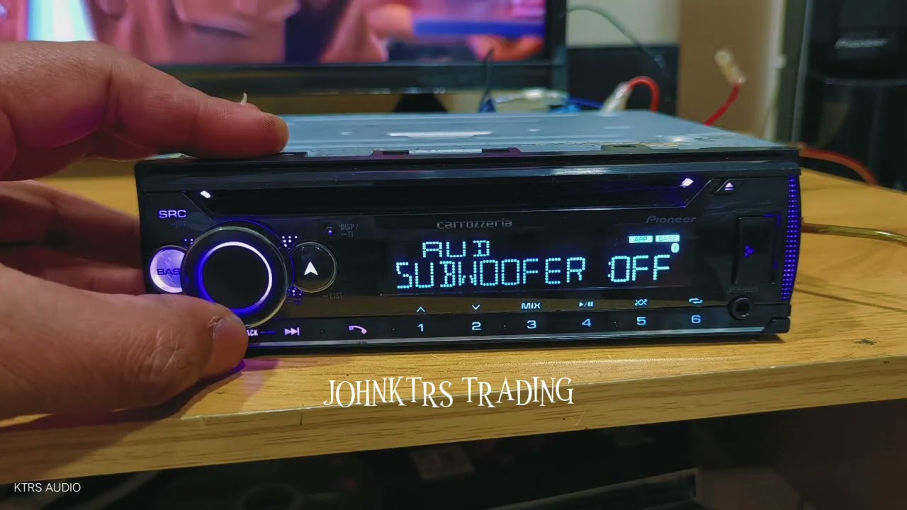 CARROZZERIA PIONEER DEH 5600 PHONE APPS CONTROL BLUETOOTH CD USB 