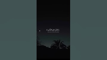 تلاوه عطره وهادئه لآيات من سوره "العاديات" 🥀💛 | القارئ عبدالرحمن مسعد ✨❤