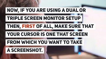 How To Screenshot Only One Monitor While Using Dual Screen Setup