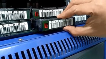 How To Change Tape Drive / Cartridge On IBM TS3100 Tape Library Storage Server | Content Creator pro
