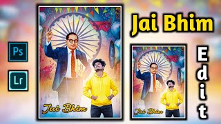 Jay Bhim photo Editing || Ambedkar jayanti Photo Editing || Dr.B.R.Ambedkar Photo Editing 2022 screenshot 5