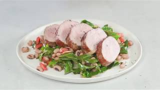 Pork Tenderloin and Collards Skillet | Cooking Light