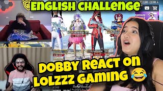 Dobby React On LoLzZz Gaming & Jonathan English Challenge Gameplay 😂 |Jonathan Gaming|LoLzZz Gaming