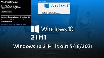 Upgrading to Windows 10 21H1 via ISO Method