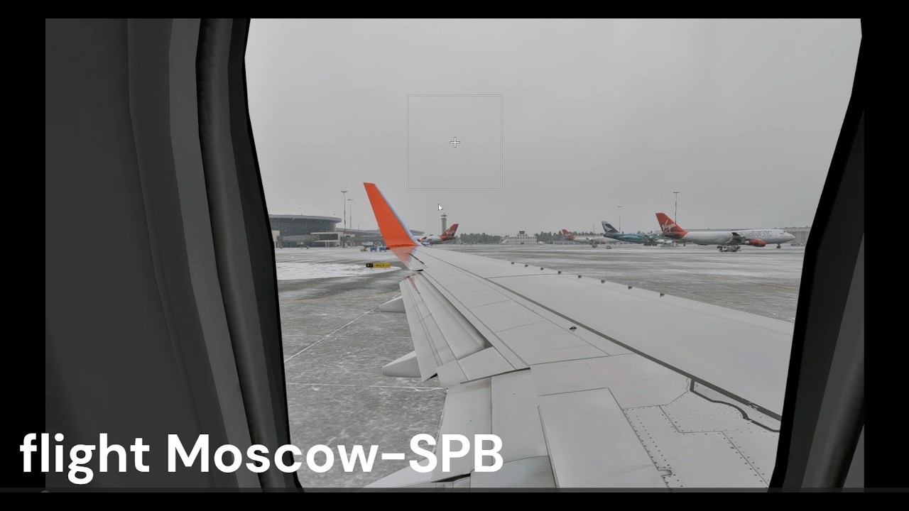 Xplane12 Moscow-Saint Petersburg