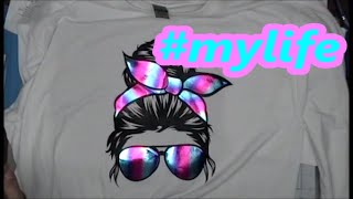 #mylife Messy bun Shirt #momlife