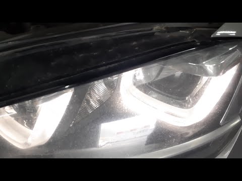 Fit a headlamp globe on MK7 VW GTi Golf Xenon. Headlamp removal step by step
