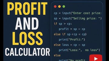 Build a Dynamic Profit & Loss Calculator with HTML, CSS & JavaScript | Step-by-Step Tutorial