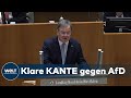 EKLAT IM NRW-LANDTAG: Regierungserklärung - Wie Armin Laschet AfD-Zwischenrufe kontert