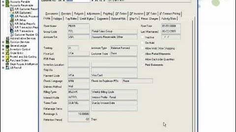 Sage ERP Accpac Accounts Receivable Trainsaction Enhancements version 5 6