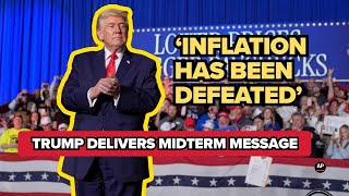 Trump says he 'defeated' inflation while speaking at Horizon Events Center