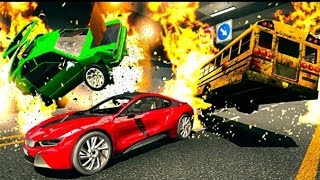 Check out "Car Crash Simulator : i8 Beamng Accidents Sim 2021" screenshot 1