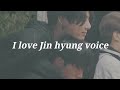 Jungkook loves Jin voice so much