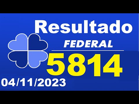 Resultado da Loteria Federal 5814 de hoje, 04/11 - Negócios