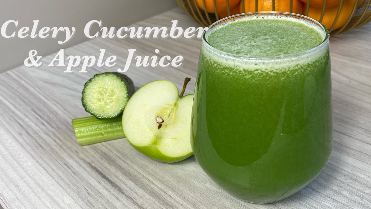 The Very Best Green Juice - Cucumber, Celery, Ginger, and More