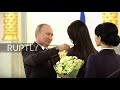 Russia: Putin honours Russian gold medalist Olympians at the Kremlin