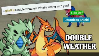 THIS DOUBLE WEATHER TEAM IS ACTUALLY BUSTED