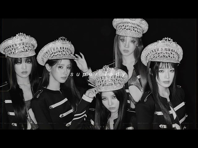 (g)i-dle - super lady (sped up + reverb) class=