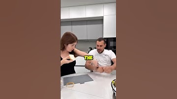 Fake knife prank with husband