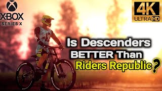 Riders Republic PS5 vs Descenders Xbox Series X | 4K 60FPS