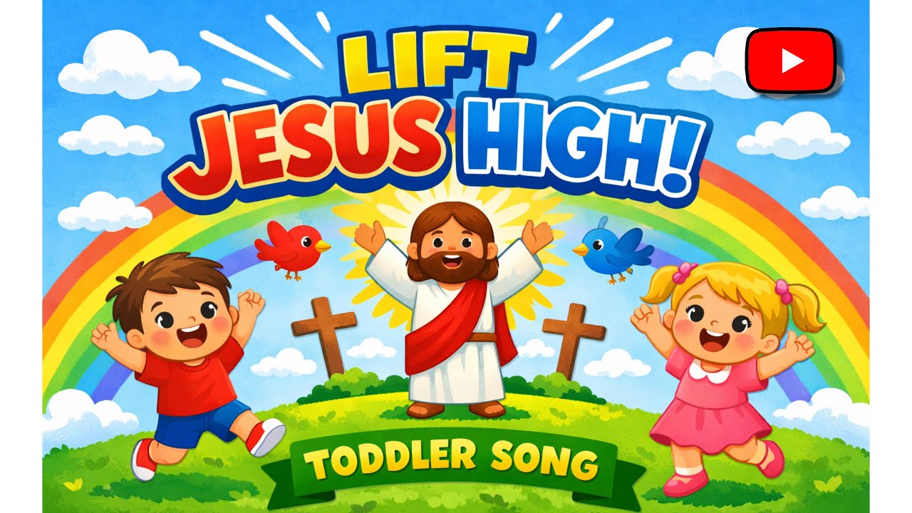 Jesus We Lift You High 🙌🏼 |Fun Toddler Worship Song | Christian Kids ...