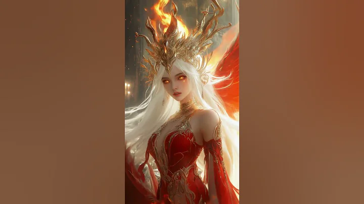 The Phoenix Becomes a Majestic Queen! | Ai Generated Video #phoenix #shorts #aiart