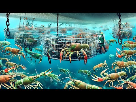 How fishermen catch billions of lobsters like this, The brutal secret behind lobster fishing!