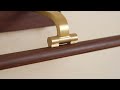 Walnut Linear LED Wall Light – Warm Wood Tone, Sleek Linear Illumination