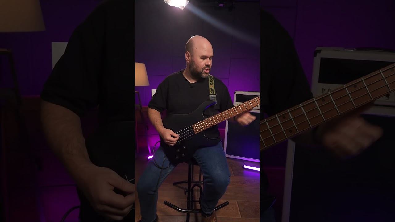 Саундтест бас гитары от @spiraguitars - бас для металла с необычным дизайном.