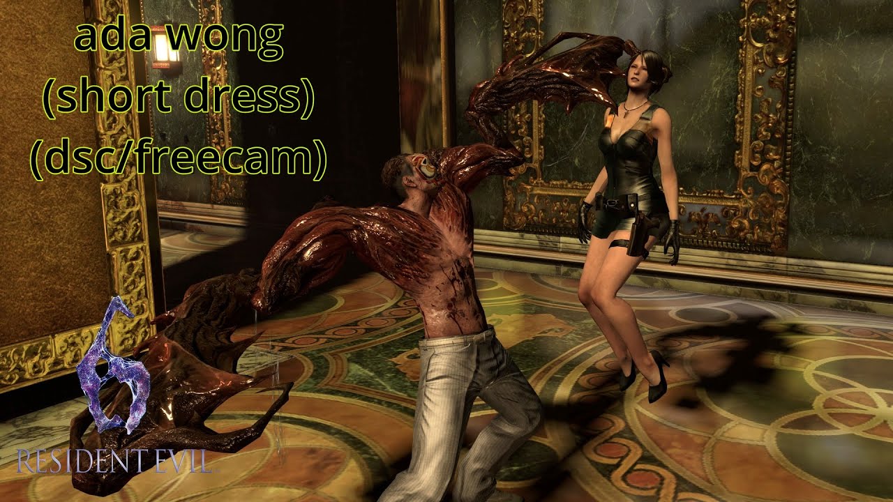 ada wong (short dress) (dsc/freecam) リョナ resident evil 6 - YouTube