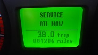 How to Reset the Service Oil Warning on a Ford Transit MK7 (2006 - 2014)