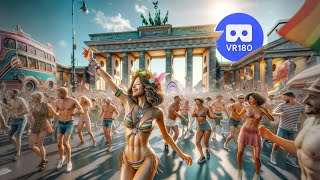 [8K VR180] Rave The Planet Berlin - Techno Street Parade 2023