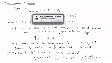 Choosing interpolating functions in Ritz method