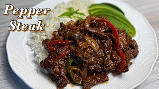 A tasty and Velvety Pepper Steak Recipe to wow your family ❗️