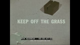 “ KEEP OFF THE GRASS ” 1970 ANTI-DRUG, DANGERS OF MARIJUANA USE  EDUCATIONAL FILM  XD39834