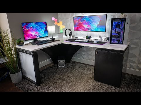 Building My Custom Gaming Desk Youtube