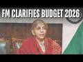 FM Sitharaman's Briefing On Budget 2026: STT, Customs , Nuclear Power And More