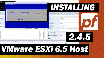How to install pfSense 2.4.5 Firewall on VMware ESXi 6.5 Host Guide in 2020